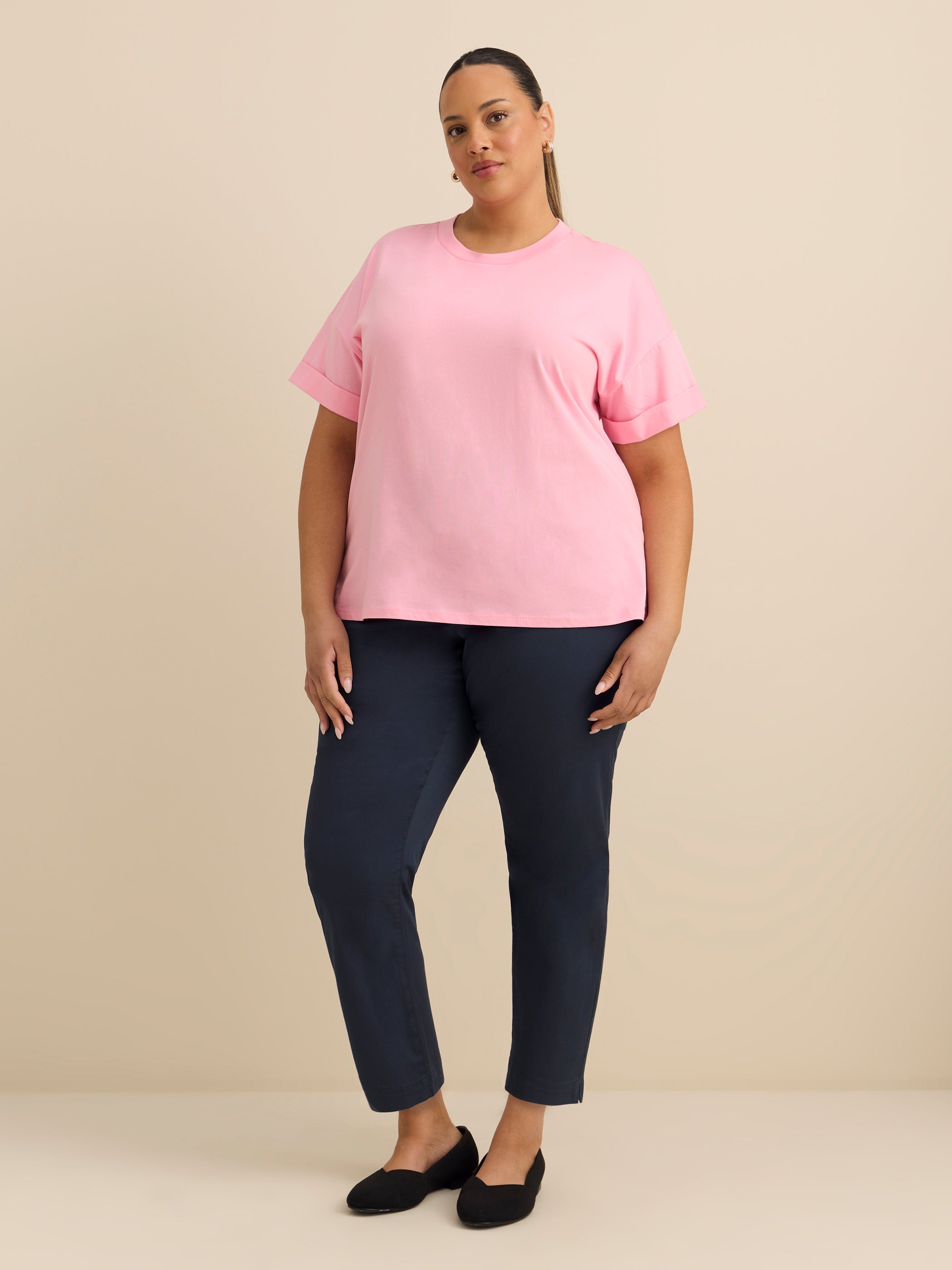 Boxy-Fit Crewneck Tee