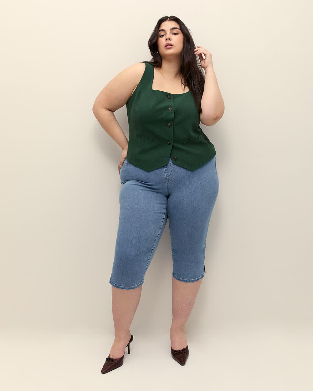 Savvy-Fit Denim Capri - d/C Jeans