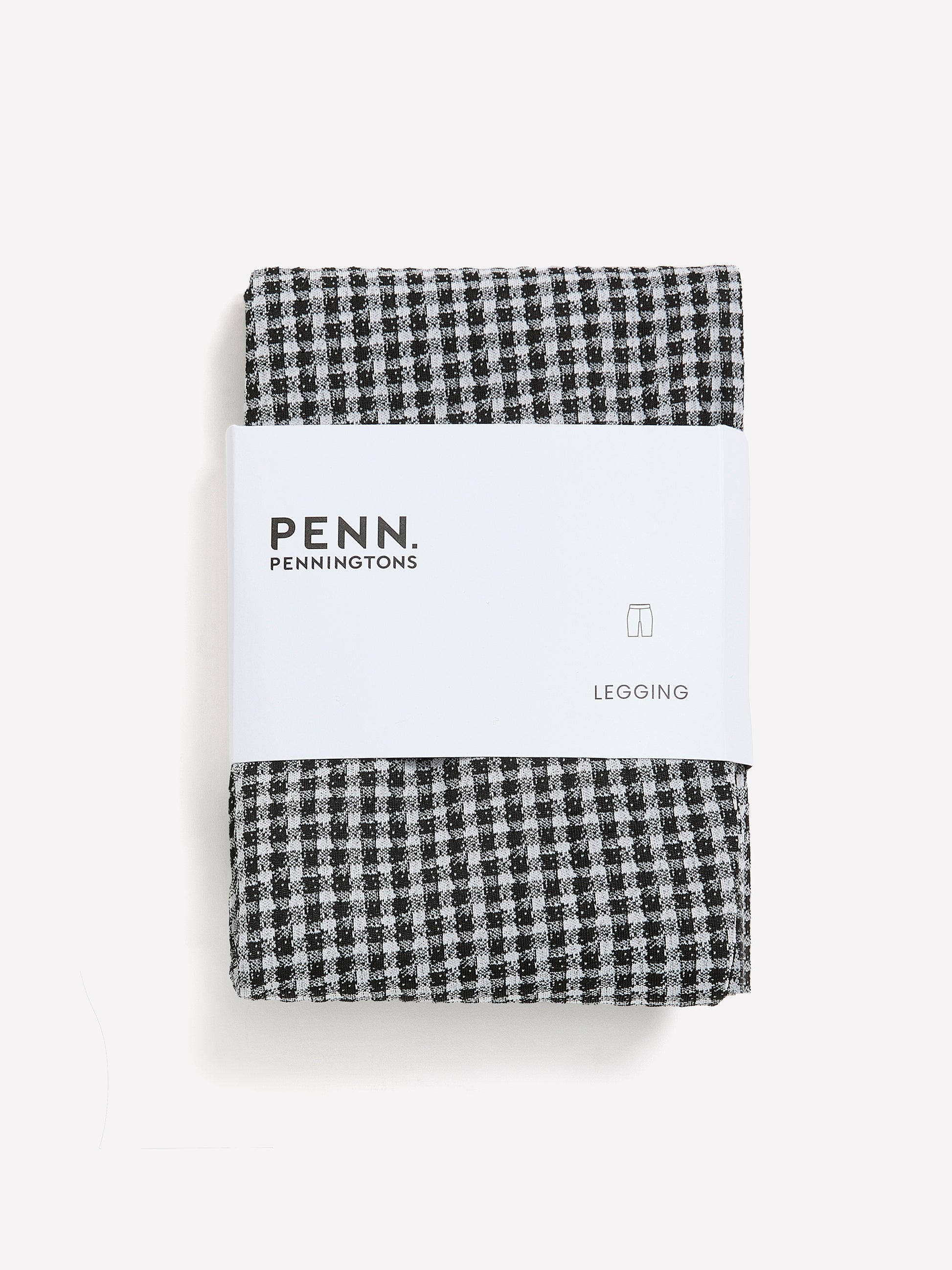 Gingham-Textured Bike Short