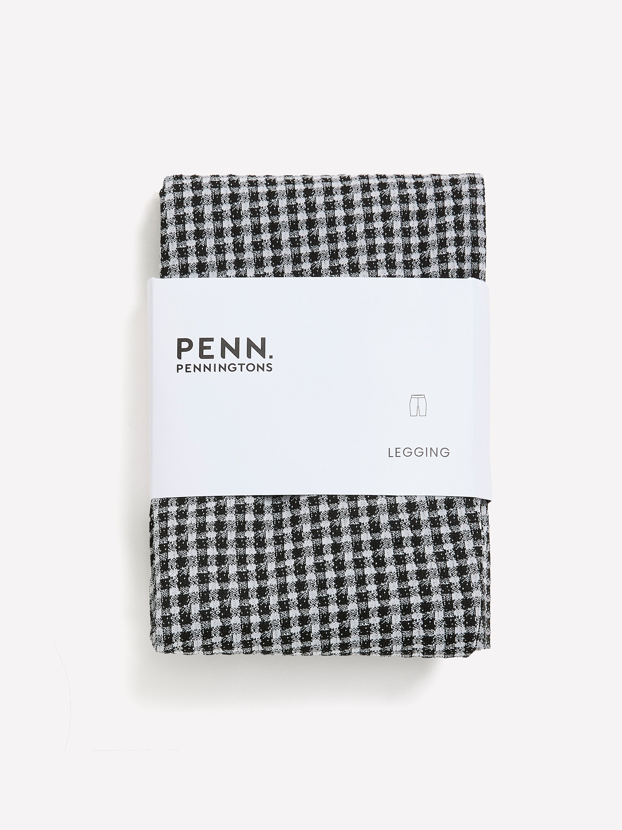 Gingham-Textured Bike Short