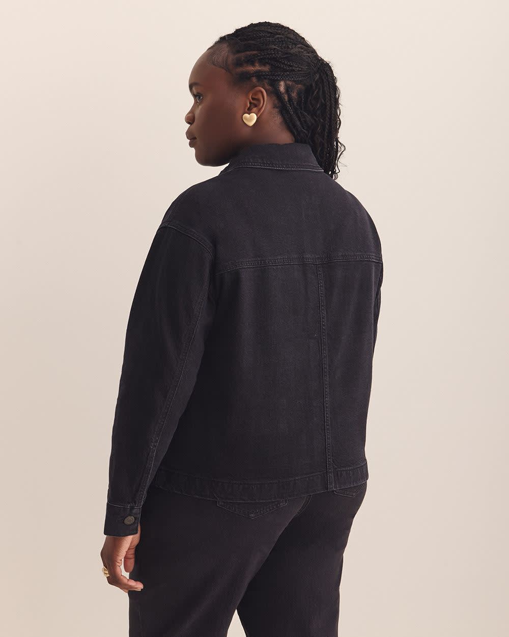 Veste utilitaire en denim courte - Addition Elle