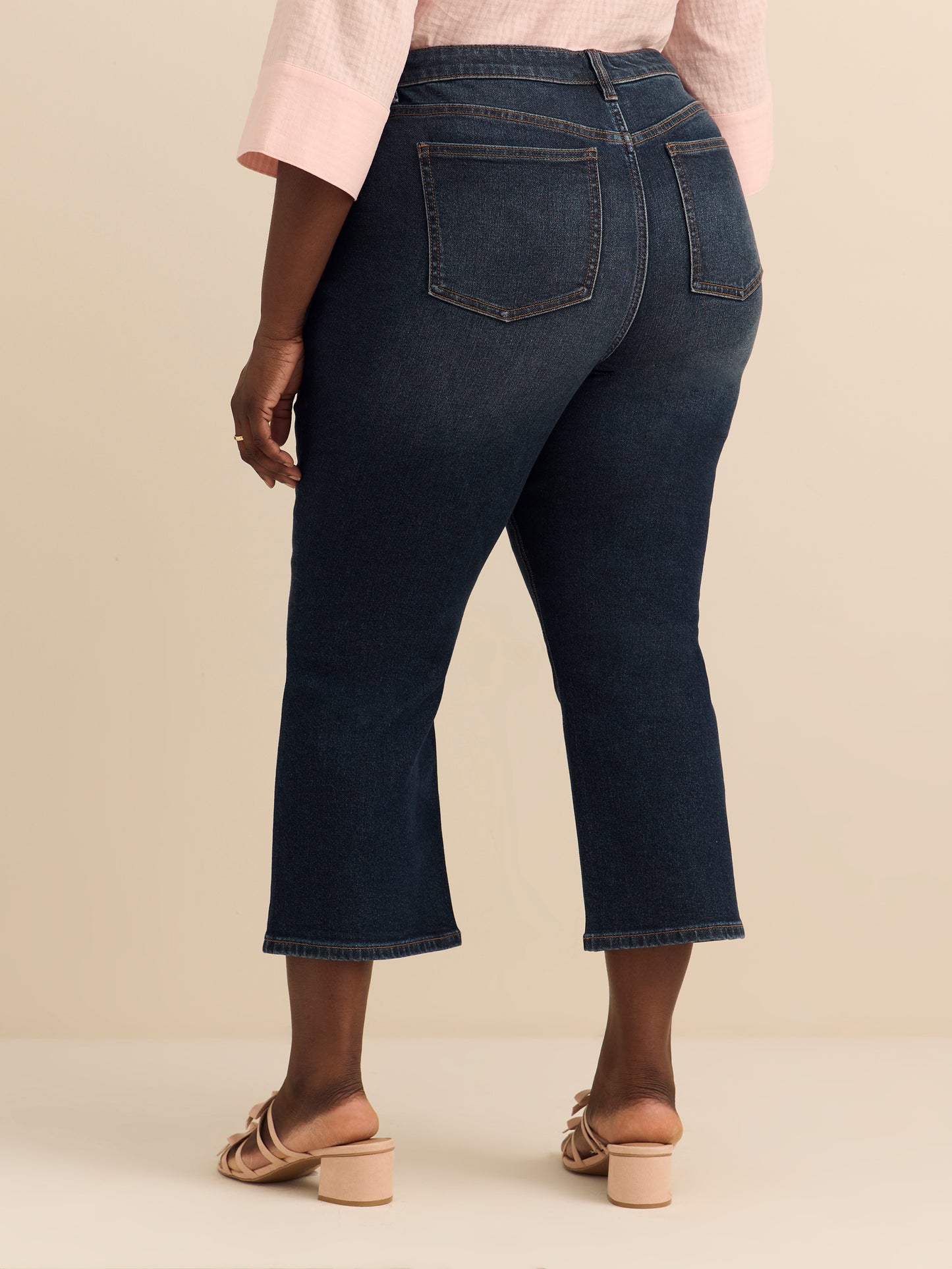 Jean légèrement évasé à taille mi-haute - Addition Elle