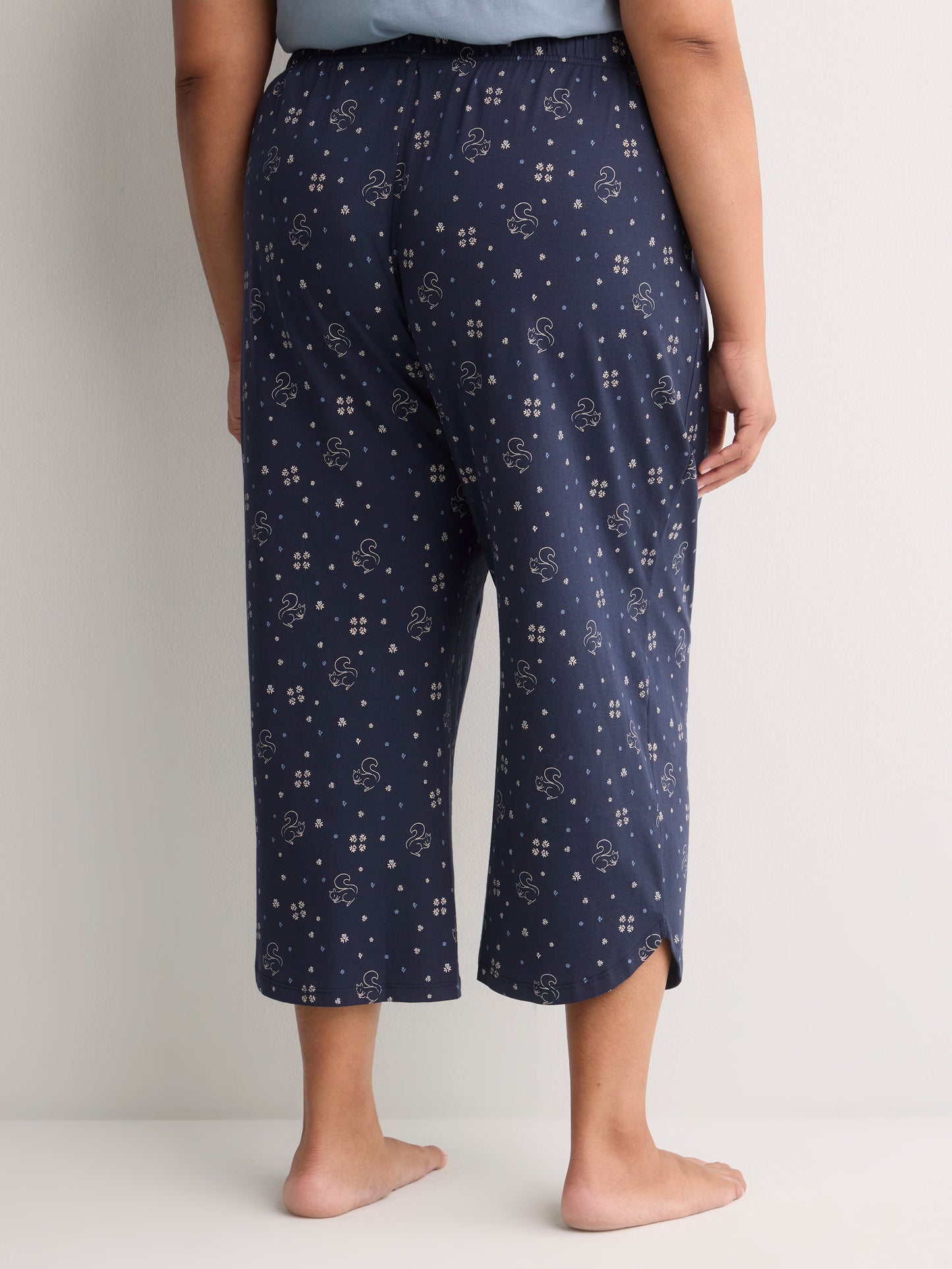 Printed Straight-Leg Capri Pyjama Pant - ti Voglio