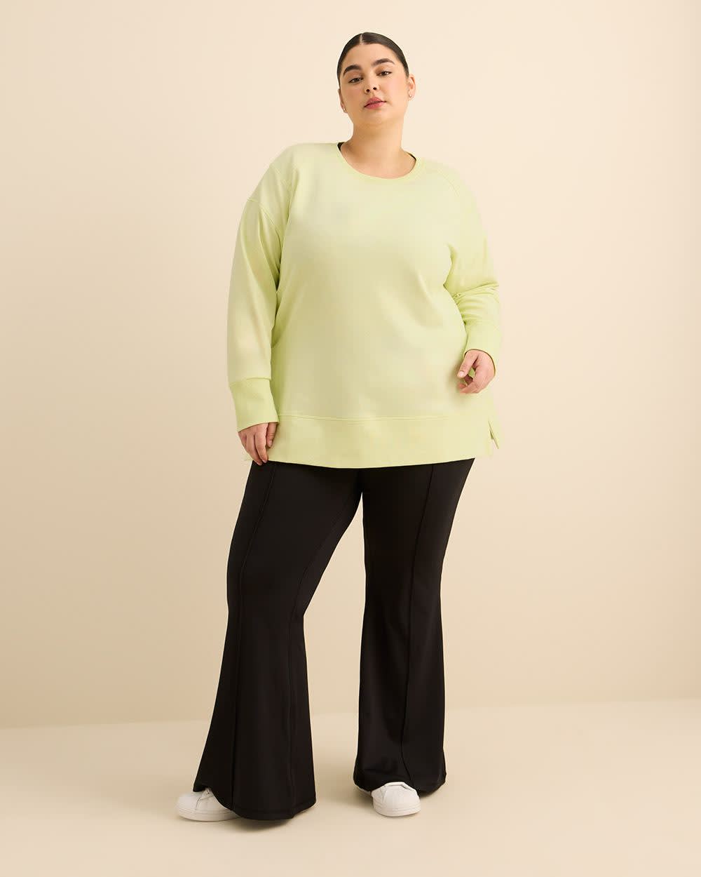 Pull à col rond en tricot français - Active Zone