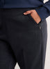 Navy Pull-On Tapered-Leg Knit Pant, Essential Pant