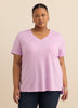 Responsible, Boyfriend-Fit Tee with Slits