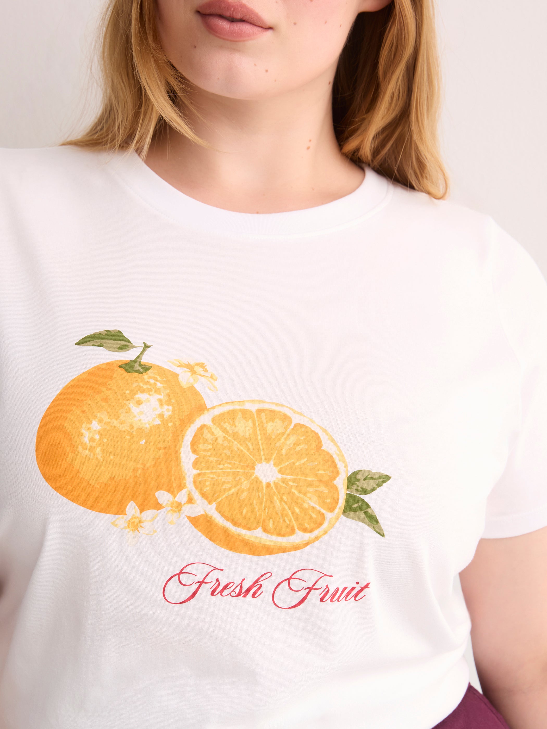Crewneck Short-Sleeve Knit Top