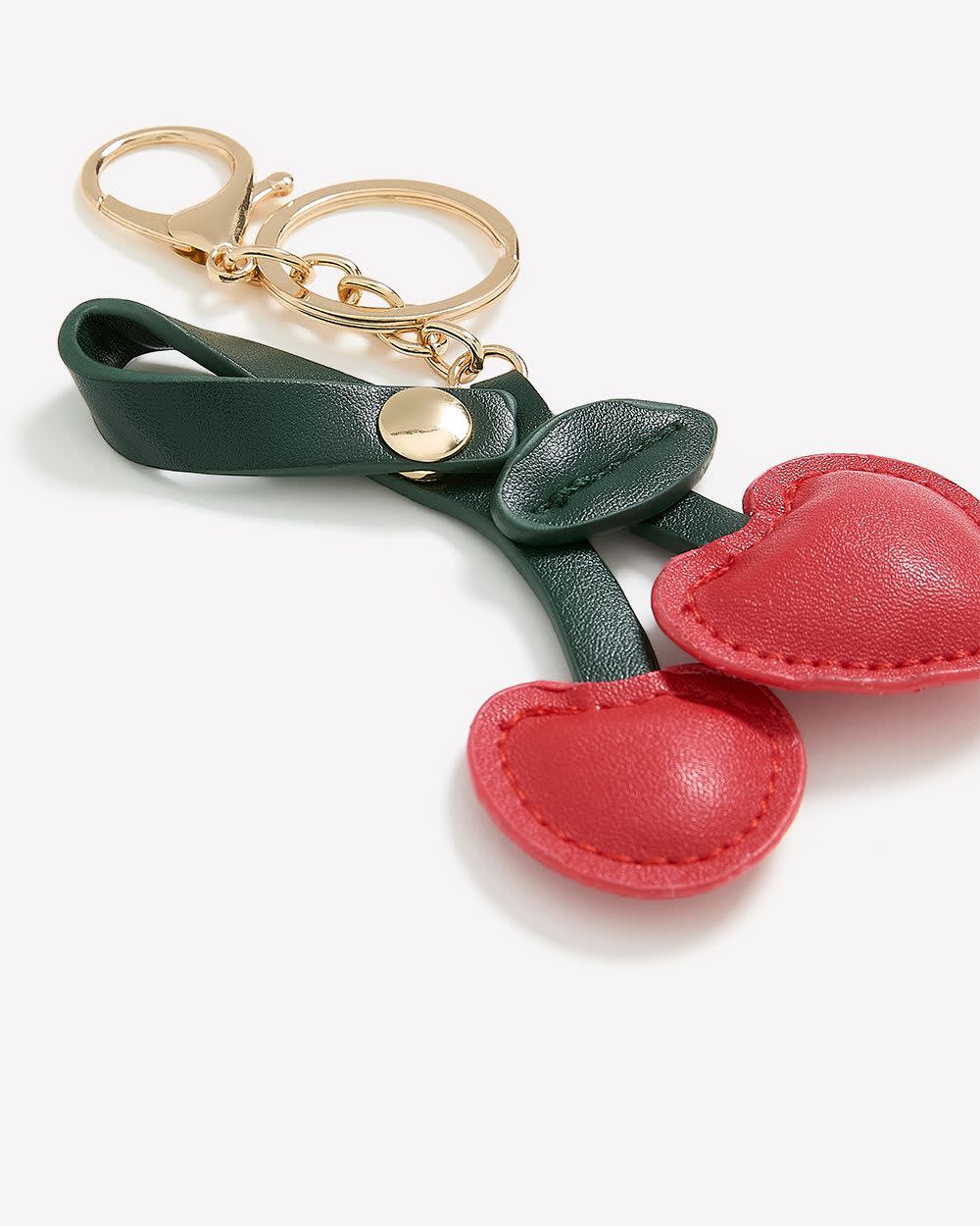 Cherry Key Chain Bag Charm