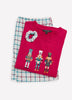 Red Nutcracker Sweatshirt and Plaid Boxer Pyjama Set - tiVOGLIO