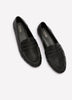 Extra Wide Width, Black Leather Loafer