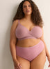 Wireless Rose Padded Textured Lounge Bra - Déesse Collection