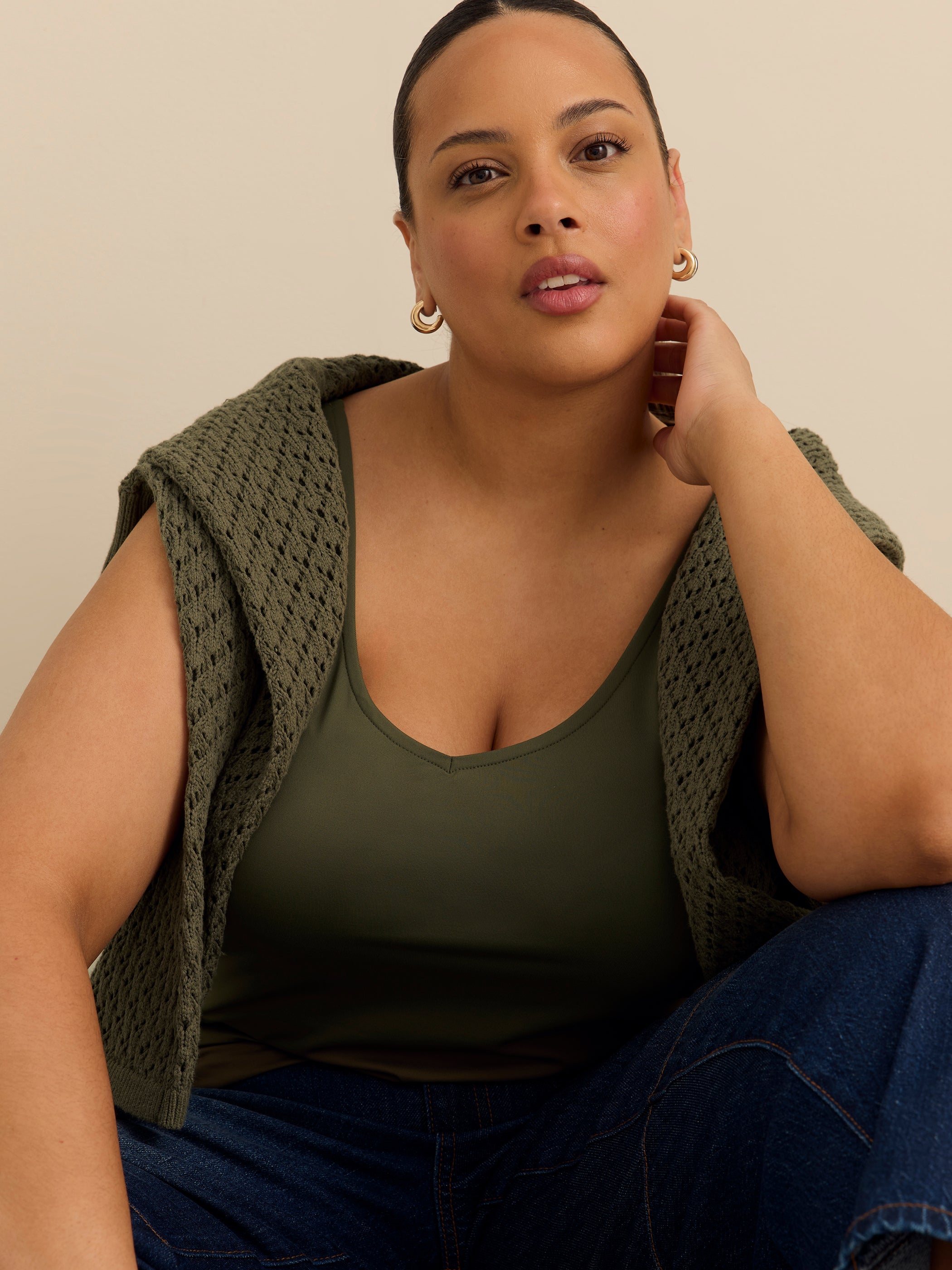 Haut sans manches réversible