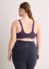 Blue Medium-Support Wireless Sports Bra, Active Zone
