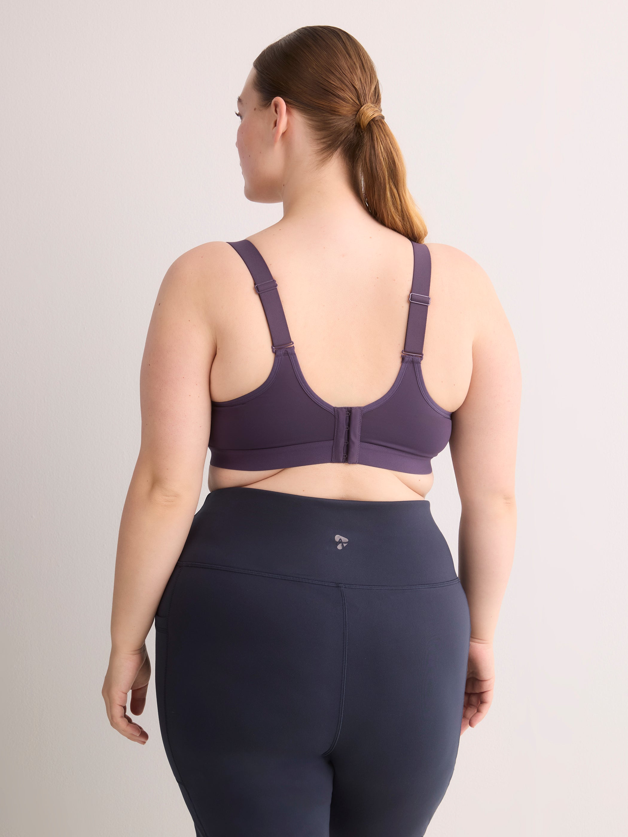 Blue Medium-Support Wireless Sports Bra, Active Zone