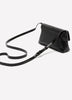 Black Croco Crossbody Handbag