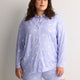 Sheep-Print Buttoned-Down Pointelle Pyjama Shirt - tiVOGLIO