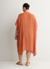 Long Cape with Crochet Trim