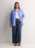 Petite, Curvy-Fit Mid-Rise Wide-Leg Jean - d/C jeans