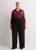 Petite, Pull-On Wide-Leg Workleisure Pant