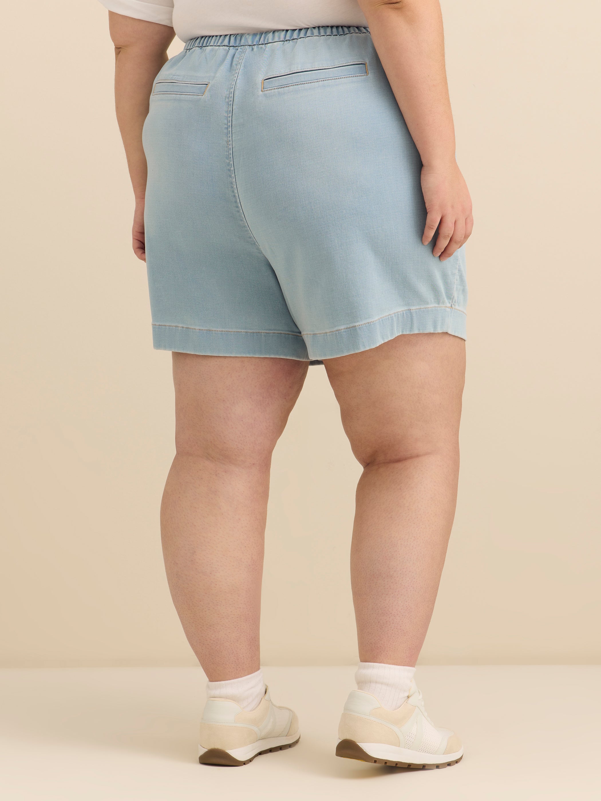Short en denim extensible à taille moyenne - d/C JEANS