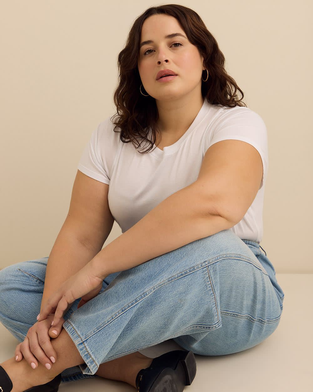 Jean taille haute à jambe ballon - d/C JEANS