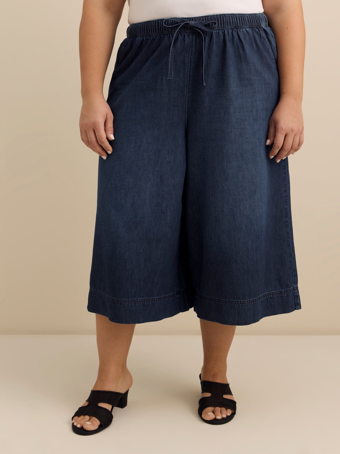 Capri en denim léger à taille mi-haute - d/C JEANS