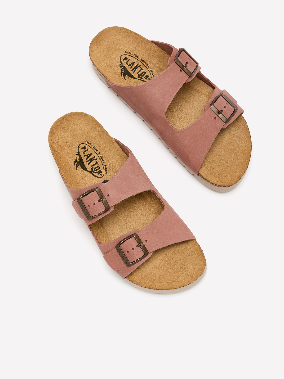 Wide-Width, Beta Double Buckle Band Sandal - Plakton