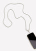 Silver Crossbody Phone Chain