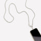 Silver Crossbody Phone Chain