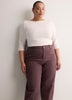Blue Classic-Fit High-Rise Barrel-Leg Jeans - d/C jeans