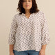 Blouse en coton avec manches ballon