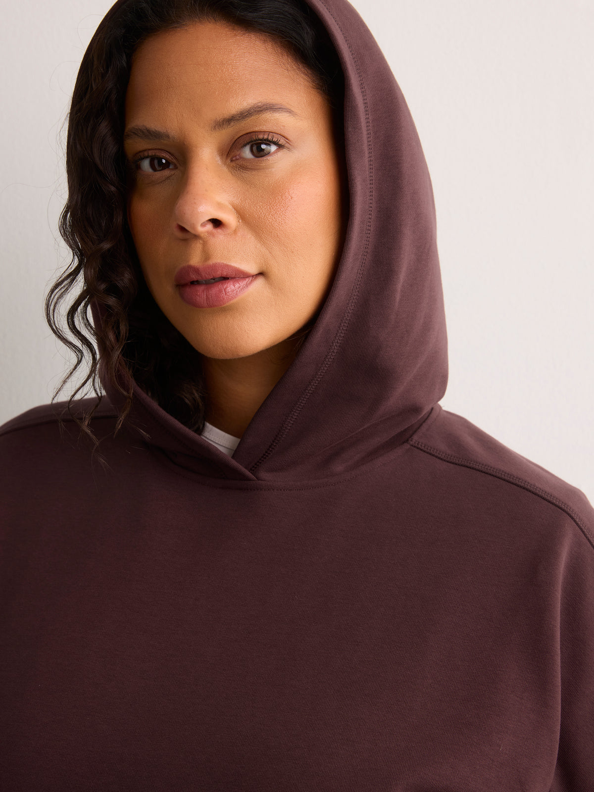 Compact French Terry Hooded Sweatshirt - Active Zone