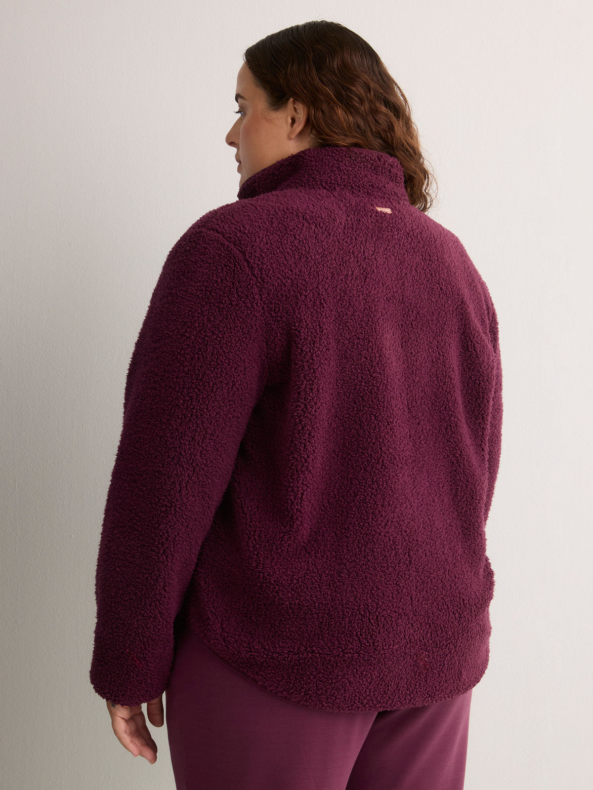 Mock-Neck Zip Sherpa Jacket - Skechers