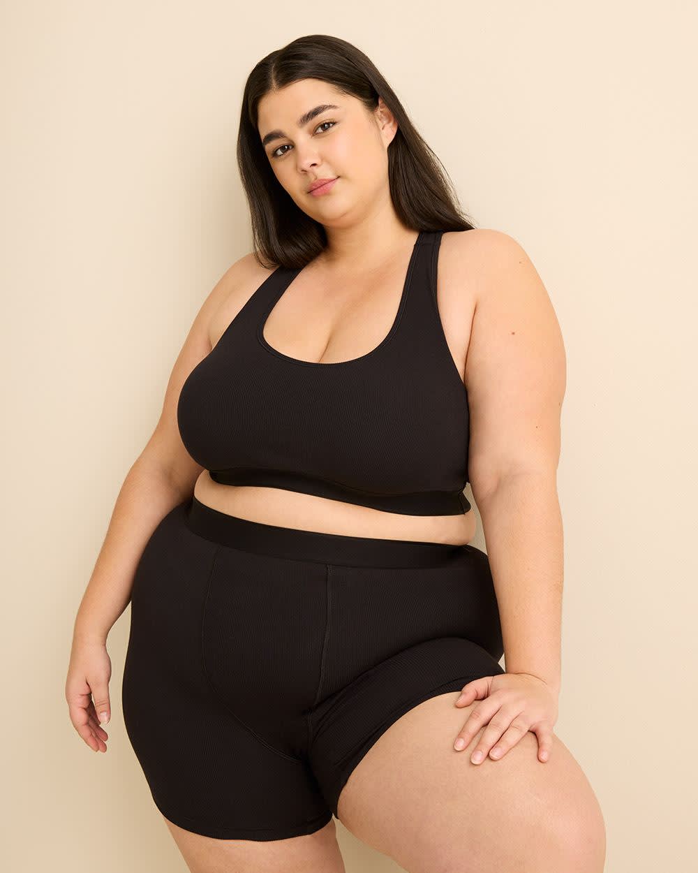 Ribbed Knit Boyshort - ti Voglio