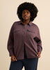 Buttoned-Down Stretch Knit Shirt