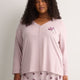 Minne Mouse Henley Pyjama Top - Disney