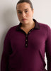 Responsible, Straight-Fit Long-Sleeve Ribbed Knit Polo Shirt