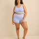 Seamless Rib Knit Boyshort - tiVOGLIO