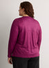 Responsible, Croco-Print Long-Sleeve T-Shirt with Back Insert - Active Zone