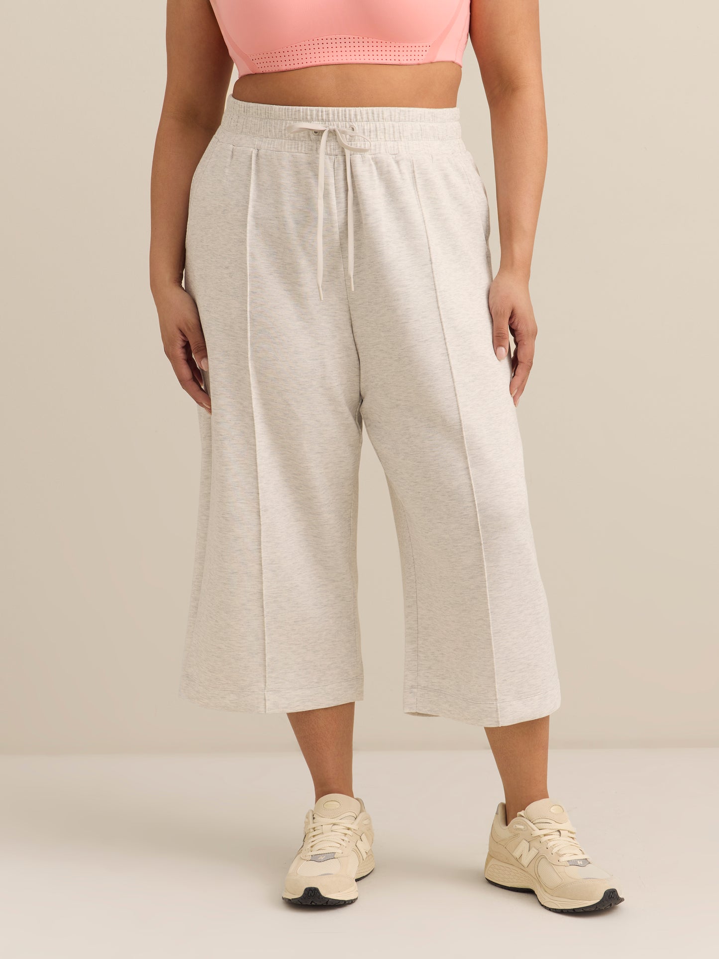 Pantalon court à jambe large, tissu responsable - Active Zone