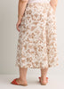 Cotton Pull-On Culotte Pant