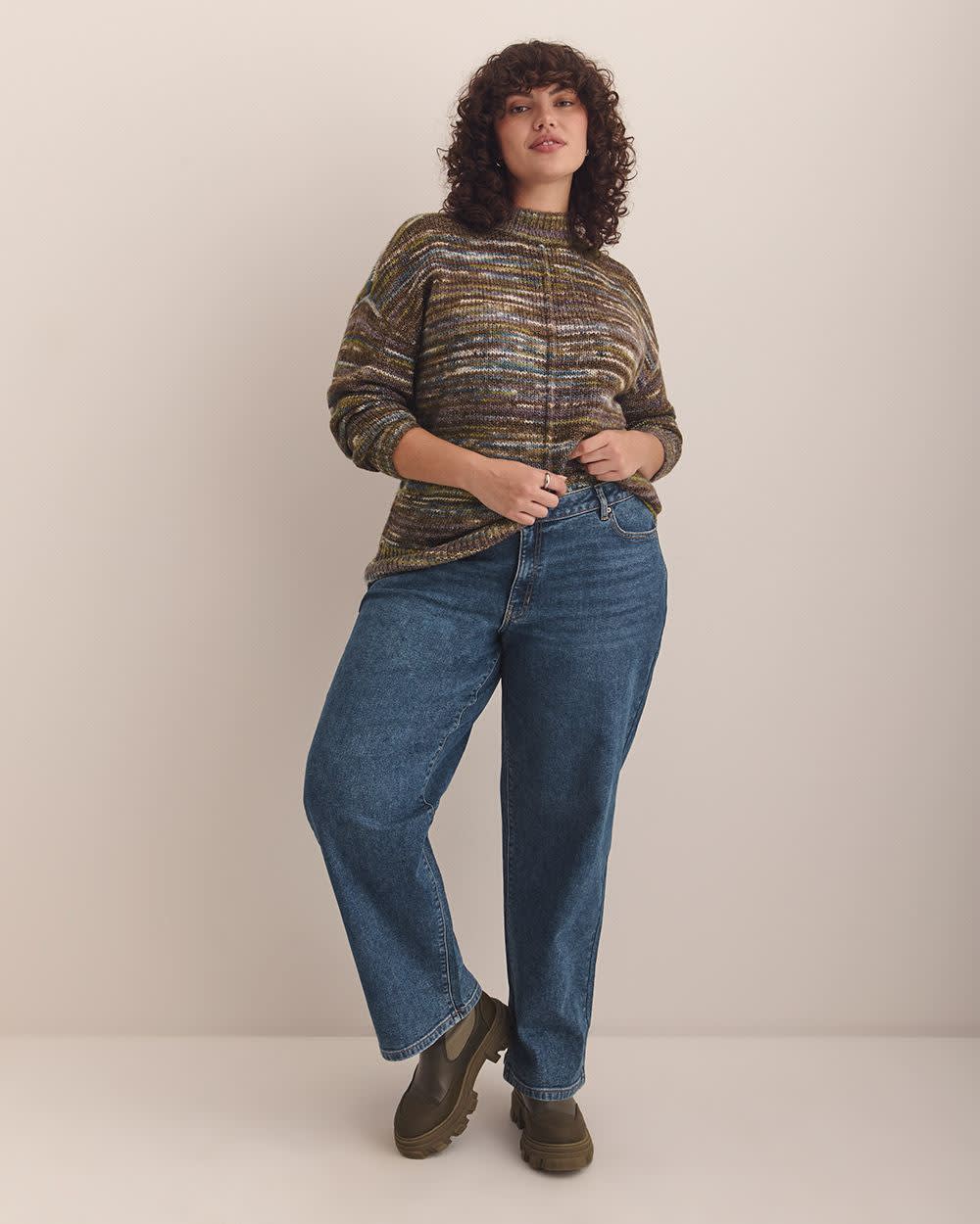 Jean taille basse à  jambe droite style années 90 - d/C JEANS