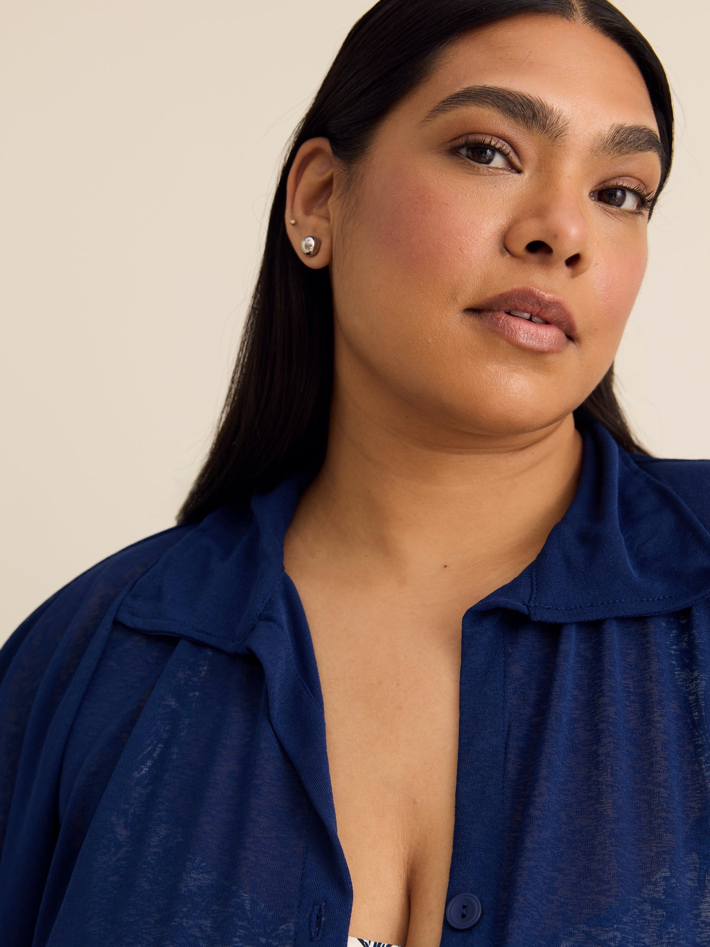 Lightweight Buttoned-Down Cover-Up Dress - Cover Me