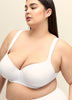 Underwire White Textured Microfibre T-Shirt Bra - ti Voglio