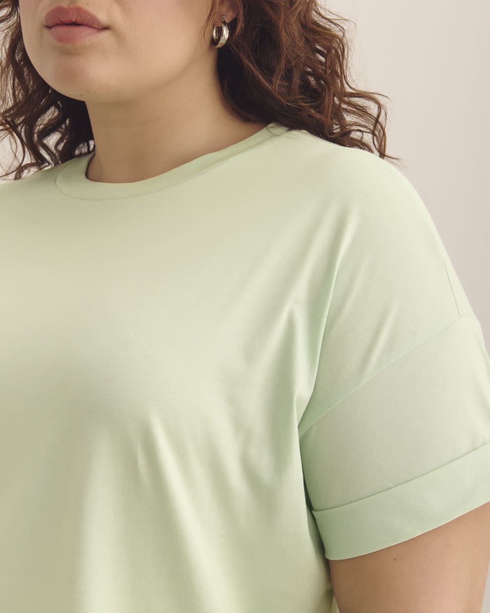 Boxy Short-Sleeve Crewneck T-Shirt - PENN. Essentials