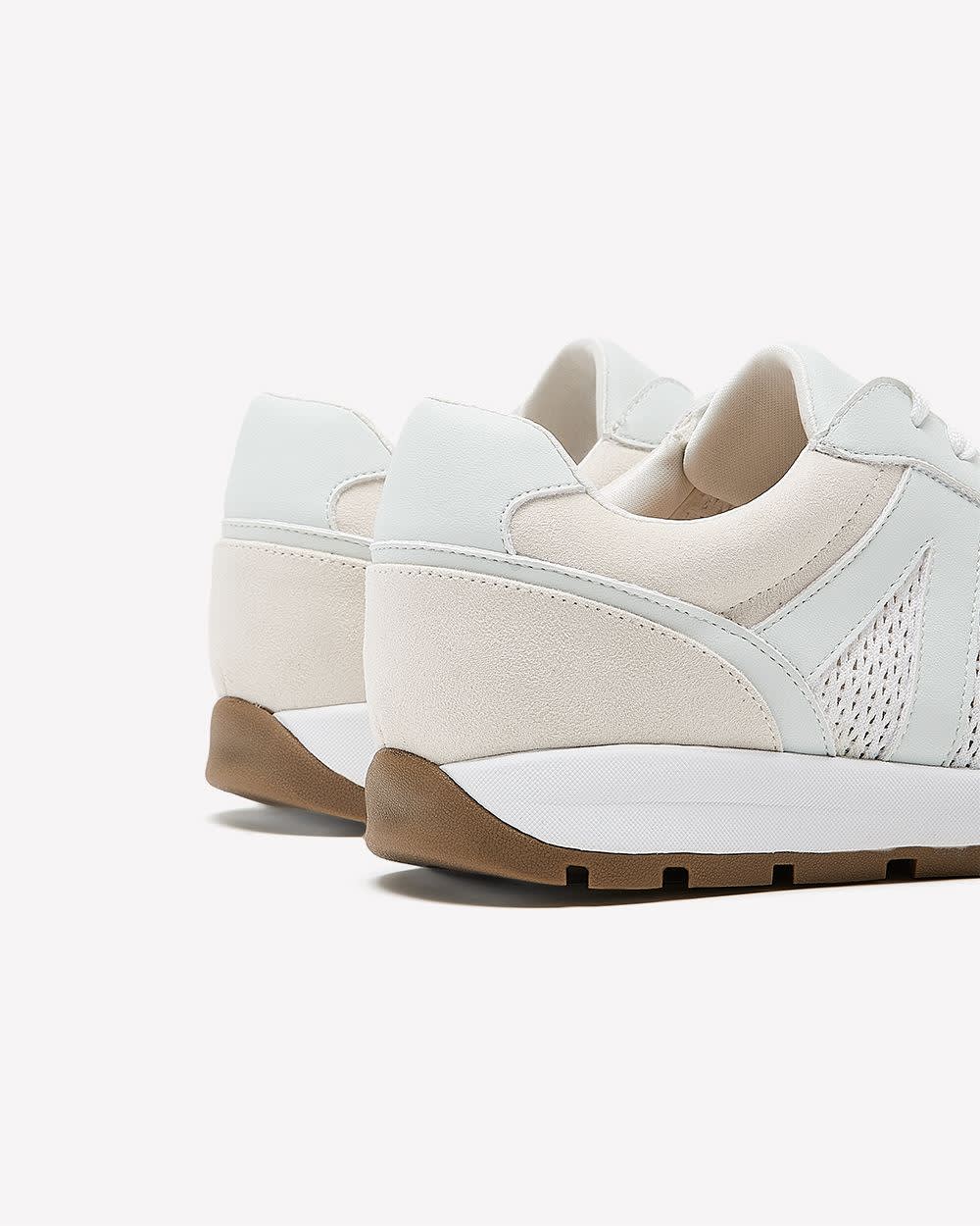 Extra Wide Width, Lace-Up Mesh Sneaker