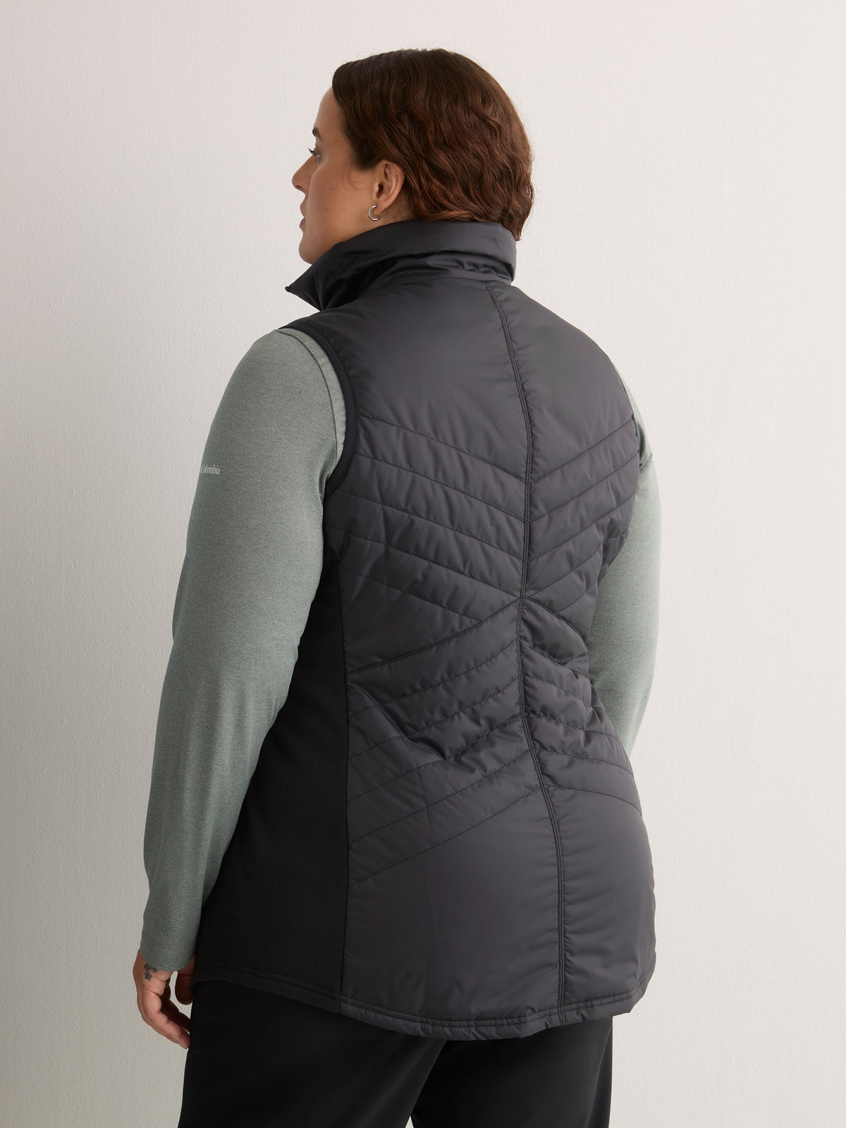 Mix It Around Long Vest II - Columbia