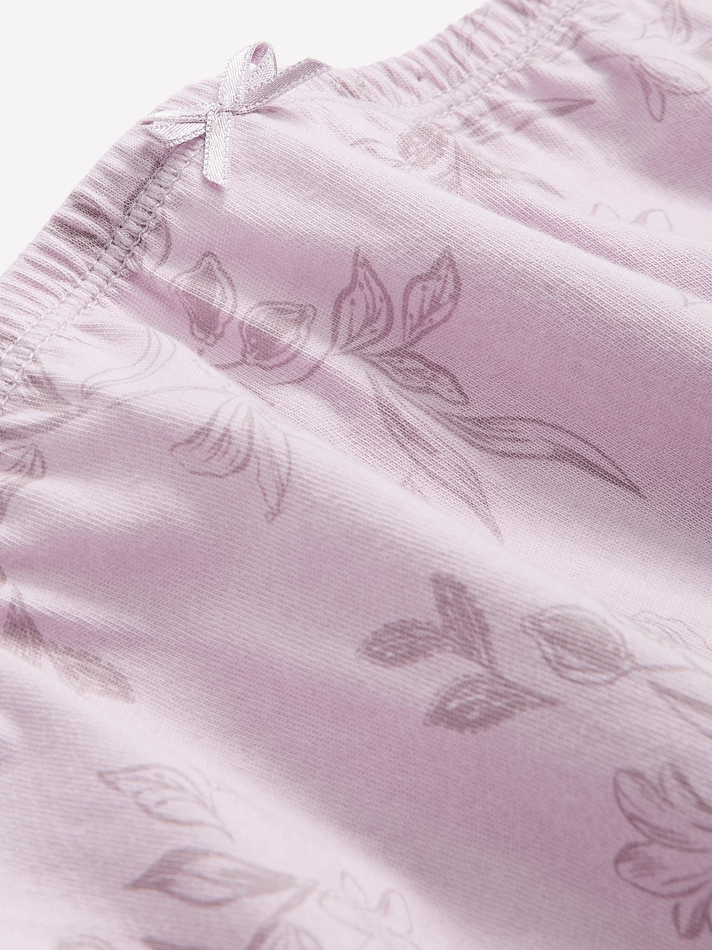 Lavender Floral Cotton Full Brief - ti Voglio