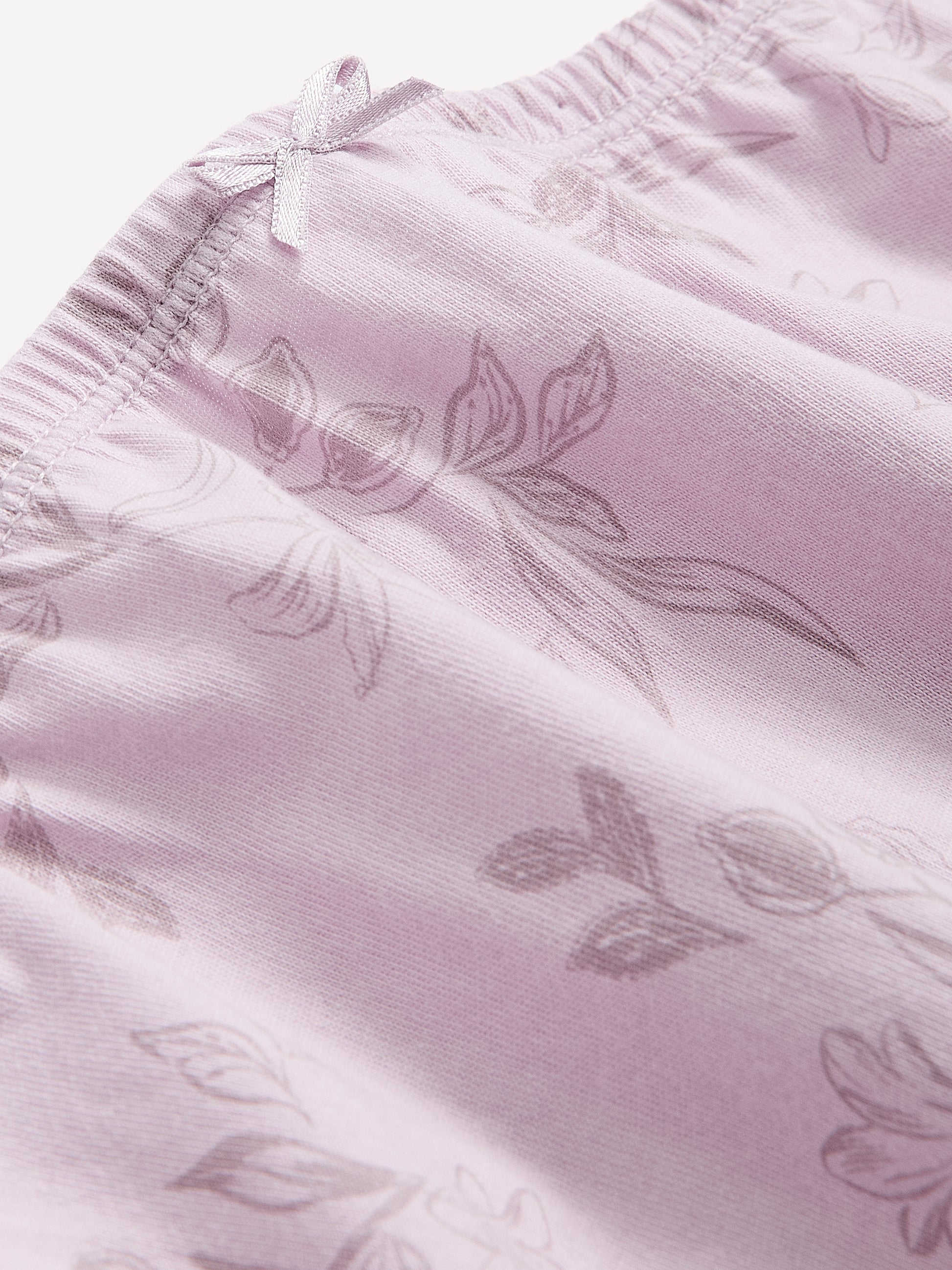 Lavender Floral Cotton Full Brief - ti Voglio