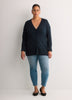 Responsible, Cotton-Blend Tunic Cardigan